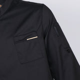 Maxbell Men Women Chef Coat Hotel Jacket Cooking Uniform Restaurant Workwear black