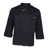 Maxbell Men Women Chef Coat Hotel Jacket Cooking Uniform Restaurant Workwear black
