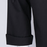 Maxbell Men Women Chef Coat Hotel Jacket Cooking Uniform Restaurant Workwear black