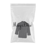 Maxbell Unisex Chef Jackets Coat Long Sleeves Shirt Kitchen Uniforms Black XL