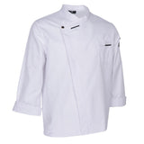 Maxbell Stylish Chef Jacket Breathable Kitchen Uniforms Work Apparel Chef Coat White