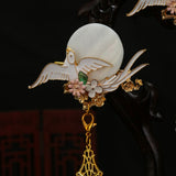 Maxbell Classic Retro Bride Wedding Jewelry Chinese Style Flower Hair Accessory