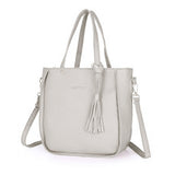 Maxbell Four-piece fringed suit for handbag Grey