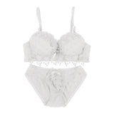 Maxbell Padded Push Up Bra Set Women Lady Lace Floral Bra Set Underwear Lingerie 80B