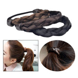 Maxbell Women Girls Braided Wig Elastic Hair Band Rope Scrunchie Ponytail Holder