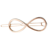 Maxbell Fashion Hollow Dainty Hairpin Clip Alloy Hair Snap Clamp Women Girl Headwear