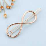 Maxbell Fashion Hollow Dainty Hairpin Clip Alloy Hair Snap Clamp Women Girl Headwear