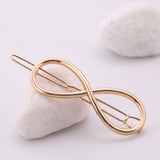 Maxbell Fashion Hollow Dainty Hairpin Clip Alloy Hair Snap Clamp Women Girl Headwear