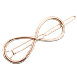 Maxbell Fashion Hollow Dainty Hairpin Clip Alloy Hair Snap Clamp Women Girl Headwear