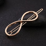 Maxbell Fashion Hollow Dainty Hairpin Clip Alloy Hair Snap Clamp Women Girl Headwear
