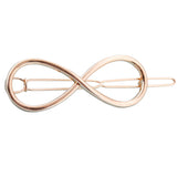Maxbell Fashion Hollow Dainty Hairpin Clip Alloy Hair Snap Clamp Women Girl Headwear