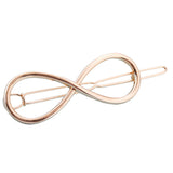 Maxbell Fashion Hollow Dainty Hairpin Clip Alloy Hair Snap Clamp Women Girl Headwear