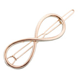 Maxbell Fashion Hollow Dainty Hairpin Clip Alloy Hair Snap Clamp Women Girl Headwear