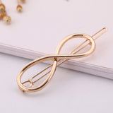 Maxbell Fashion Hollow Dainty Hairpin Clip Alloy Hair Snap Clamp Women Girl Headwear