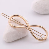 Maxbell Fashion Hollow Dainty Hairpin Clip Alloy Hair Snap Clamp Women Girl Headwear