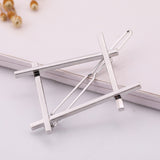 Maxbell Trendy Square Hair Pin Hollow out Hair Clip Headwear Headpiece Hair Jewelry