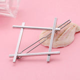 Maxbell Trendy Square Hair Pin Hollow out Hair Clip Headwear Headpiece Hair Jewelry