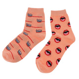 Maxbell Funny Colorful Socks Cotton Crew Socks Causal Breathable Tube Socks Orange