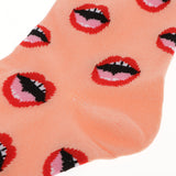 Maxbell Funny Colorful Socks Cotton Crew Socks Causal Breathable Tube Socks Orange