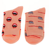 Maxbell Funny Colorful Socks Cotton Crew Socks Causal Breathable Tube Socks Orange