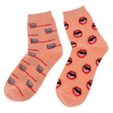 Maxbell Funny Colorful Socks Cotton Crew Socks Causal Breathable Tube Socks Orange