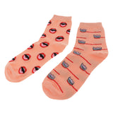 Maxbell Funny Colorful Socks Cotton Crew Socks Causal Breathable Tube Socks Orange