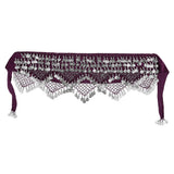 Maxbell Belly Dance Waist Chain Purple Silver