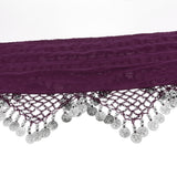 Maxbell Belly Dance Waist Chain Purple Silver