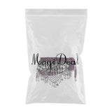 Maxbell Belly Dance Waist Chain Purple Silver