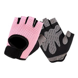 Maxbell Women Thin Sunscreen Half Finger Gloves for Driving Cycling Outdoor Sports L