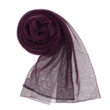 Maxbell Women Muslim Hijab Islamic Scarf Shawls Pleated Long Wrap Scarf Purple