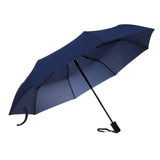 Maxbell Auto Open&Close Folding Umbrella Windproof Lightweight 8 Rib Unisex Navy