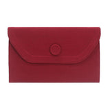 Maxbell Fashion Denim Envelop Clutch Bag Card Holder Women Lady Handbags Wine Red