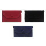 Maxbell Fashion Denim Envelop Clutch Bag Card Holder Women Lady Handbags Wine Red