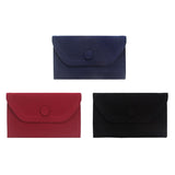 Maxbell Fashion Denim Envelop Clutch Bag Card Holder Women Lady Handbags Wine Red