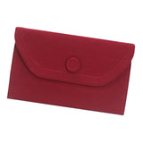 Maxbell Fashion Denim Envelop Clutch Bag Card Holder Women Lady Handbags Wine Red