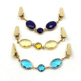 Maxbell 1x Vintage Ladies Cardigan Sweater Clips Blouse Shirt Collar Clip Champagne
