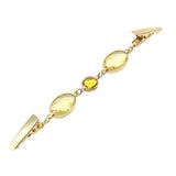 Maxbell 1x Vintage Ladies Cardigan Sweater Clips Blouse Shirt Collar Clip Champagne