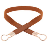 Maxbell Skinny Elastic Waist Belt Stretch Waistband for Dress for Women Ladies Brown