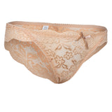 Maxbell Womens Lace Briefs Underwear M Skin Color