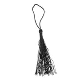 Maxbell 10pcs Long Silky Handmade Tassel with Hanging Strings for DIY Project Black