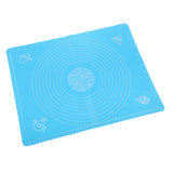 Maxbell Silicone Baking Mat for Pastry Rolling Placemat Pastry Board Light blue M