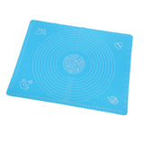 Maxbell Silicone Baking Mat for Pastry Rolling Placemat Pastry Board Light blue M