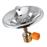 Maxbell Brass Camping Bottle Up Propane Stove for Flat Gas Tank