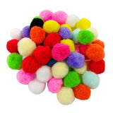 Maxbell 50pcs Soft Cat Toy Balls Kitten Toys Pompon Ball Assorted Color