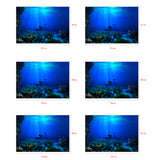 Maxbell Fish Tank Single-sided Adhesive Background Sticker Marine  61x30cm