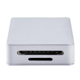 Maxbell 3Port USB3.0 Hub+ Memory Card Slot Combo Splitter Converter Moonlight silver