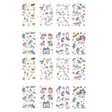 Maxbell 16pcs Animal Horse Temporary Tattoos Kids Body Transfer Stickers Decals Set