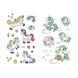 Maxbell 10pcs Animal Horse Temporary Tattoos Kids Body Transfer Stickers Decals Set