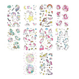 Maxbell 10pcs Animal Horse Temporary Tattoos Kids Body Transfer Stickers Decals Set